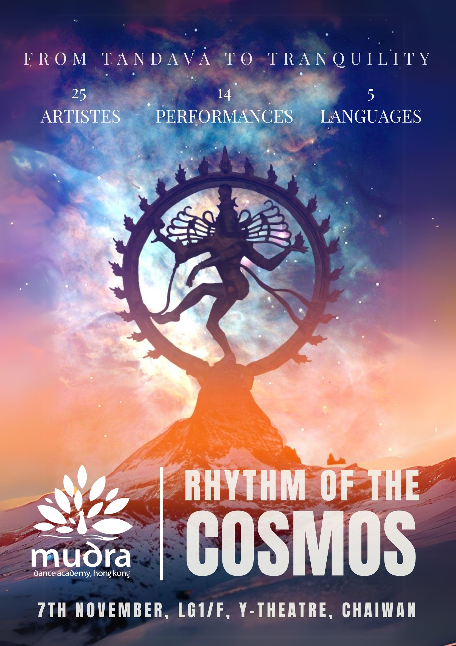 Rhythm of cosmos - flyer